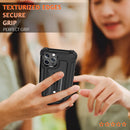 Hybrid Shock Absorption Protective iPhone 12 Case With Kick Stand