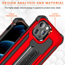 Hybrid Shock Absorption Protective iPhone 12 Case With Kick Stand