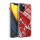 Shockproof Electroplate Marble Glossy TPU iPhone12 Case