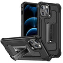 Hybrid Shock Absorption Protective iPhone 12 Case With Kick Stand