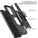 Magnetic Shockproof Case with Ring Kickstand for Samsung S21Phones