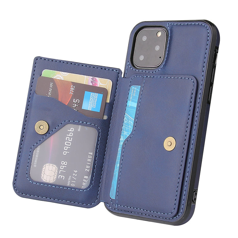 Leather iPhone Card case / cover with 2 credit card pockets