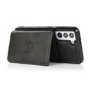 Magnetic Snap Two Row Credit Card Holder Samsung S21 Wallet Case