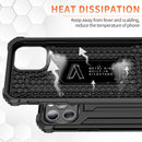 Hybrid Shock Absorption Protective iPhone 12 Case With Kick Stand