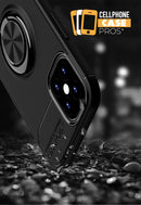 Hybrid Armor Rugged Shockproof Case with Slim Magnetic Holder Ring Stand for iPhone 12