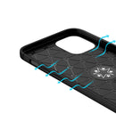 Hybrid Armor Rugged Shockproof Case with Slim Magnetic Holder Ring Stand for iPhone 12