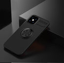 Hybrid Armor Rugged Shockproof Case with Slim Magnetic Holder ring stand for Samsung S21