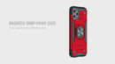 Magnetic Shockproof Case with Ring Kickstand for Iphone 12