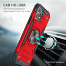 Magnetic Shockproof Case with Ring Kickstand for Iphone 12