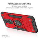 Magnetic Shockproof Case with Ring Kickstand for LG Velvet