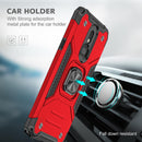 Magnetic Shockproof Case with Ring Kickstand for LG K51