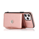 Leather Phone Case Purse With Strap for iPhone 12