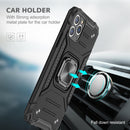 Magnetic Shockproof Case with Ring Kickstand for Iphone 12